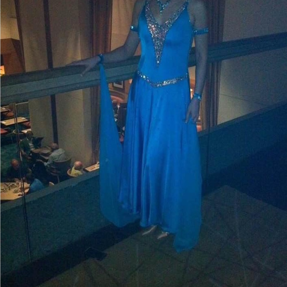 Blue Standard Ballroom Dress